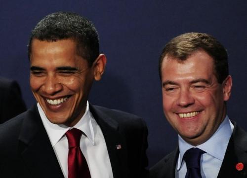 Медведев и Обама